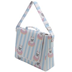 French-bulldog-dog-seamless-pattern Box Up Messenger Bag