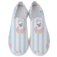 French-bulldog-dog-seamless-pattern Men s Slip On Sneakers