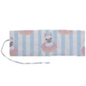 French-bulldog-dog-seamless-pattern Roll Up Canvas Pencil Holder (M) View1