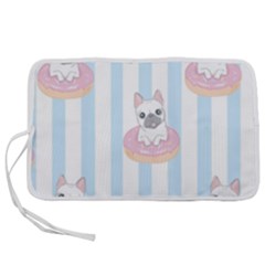 French-bulldog-dog-seamless-pattern Pen Storage Case (M)