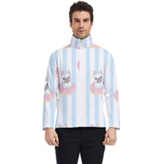 French-bulldog-dog-seamless-pattern Men s Bomber Jacket