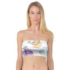 Cartoon-bird-cute-doodle-bird Bandeau Top