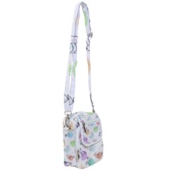 Cartoon-bird-cute-doodle-bird Shoulder Strap Belt Bag