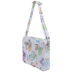 Cartoon-bird-cute-doodle-bird Cross Body Office Bag