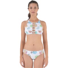 Cartoon-bird-cute-doodle-bird Perfectly Cut Out Bikini Set