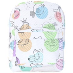 Cartoon-bird-cute-doodle-bird Full Print Backpack