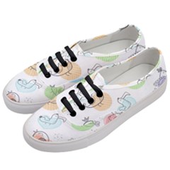 Cartoon-bird-cute-doodle-bird Women s Classic Low Top Sneakers