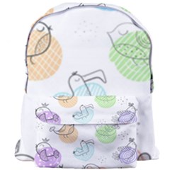 Cartoon-bird-cute-doodle-bird Giant Full Print Backpack