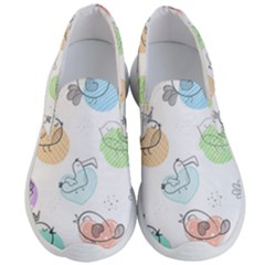 Cartoon-bird-cute-doodle-bird Men s Lightweight Slip Ons