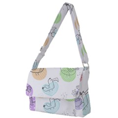 Cartoon-bird-cute-doodle-bird Full Print Messenger Bag (S)