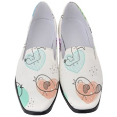 Cartoon-bird-cute-doodle-bird Women s Classic Loafer Heels