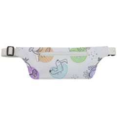 Cartoon-bird-cute-doodle-bird Active Waist Bag