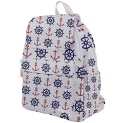 Nautical-seamless-pattern Top Flap Backpack by Jancukart