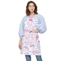 Cute-girly-seamless-pattern Pocket Apron by Jancukart