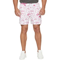 Cute-girly-seamless-pattern Men s Runner Shorts by Jancukart