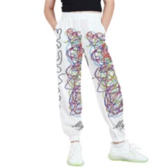 Neurodivergent Creative Smart Brain Kids  Elastic Waist Pants by Wegoenart