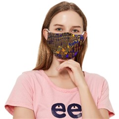 Binary Code Transformation Fitted Cloth Face Mask (adult) by Wegoenart