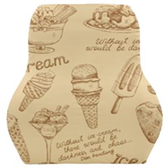 Ice-cream-vintage-pattern Car Seat Back Cushion 