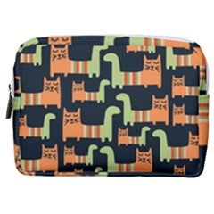 Seamless-pattern-with-cats Make Up Pouch (medium)