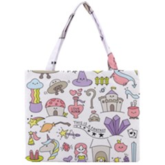 Fantasy-things-doodle-style-vector-illustration Mini Tote Bag