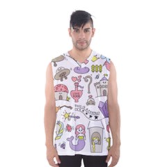 Fantasy-things-doodle-style-vector-illustration Men s Basketball Tank Top