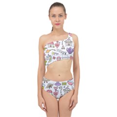 Fantasy-things-doodle-style-vector-illustration Spliced Up Two Piece Swimsuit