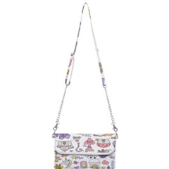 Fantasy-things-doodle-style-vector-illustration Mini Crossbody Handbag