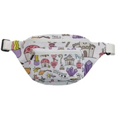 Fantasy-things-doodle-style-vector-illustration Fanny Pack