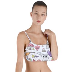 Fantasy-things-doodle-style-vector-illustration Layered Top Bikini Top 