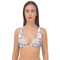 Fantasy-things-doodle-style-vector-illustration Double Strap Halter Bikini Top