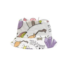 Fantasy-things-doodle-style-vector-illustration Bucket Hat (Kids)