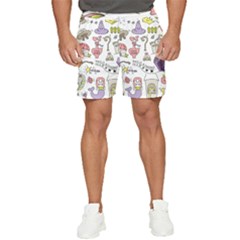 Fantasy-things-doodle-style-vector-illustration Men s Runner Shorts by Jancukart