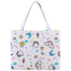 Unicorns-rainbows-seamless-pattern Mini Tote Bag