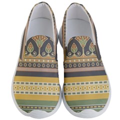 Seamless-pattern-egyptian-ornament-with-lotus-flower Men s Lightweight Slip Ons by Jancukart