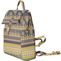 Seamless-pattern-egyptian-ornament-with-lotus-flower Buckle Everyday Backpack