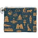 Dark-seamless-pattern-symbols-landmarks-signs-egypt Canvas Cosmetic Bag (XXL) View1