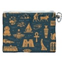 Dark-seamless-pattern-symbols-landmarks-signs-egypt Canvas Cosmetic Bag (XXL) View2