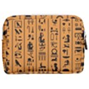 Egyptian-hieroglyphs-ancient-egypt-letters-papyrus-background-vector-old-egyptian-hieroglyph-writing Make Up Pouch (Medium) View2