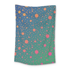 Color Pattern Dot Scrapbooking Small Tapestry