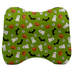 Pattern Seamless Halloween Fall Velour Head Support Cushion by Wegoenart