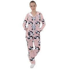 Pandas Pattern Panda Bear Women s Tracksuit by Wegoenart