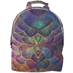 Dragon Fractal Pattern Texture Mini Full Print Backpack by Wegoenart