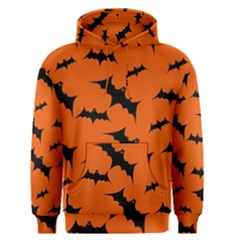 Halloween Card With Bats Flying Pattern Men s Core Hoodie by Wegoenart