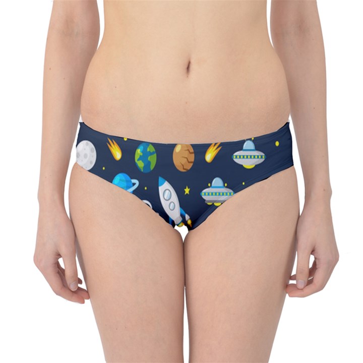 Big Set Cute Astronaut Space Planet Star Alien Rockets Ufo Constellation Satellite Moon Hipster Bikini Bottoms