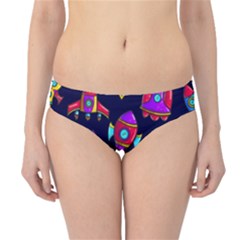 Space Pattern Hipster Bikini Bottoms