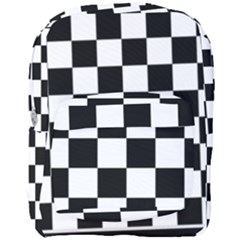 Chess Board Background Design Full Print Backpack by Wegoenart