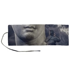 Men Taking Photos Of Greek Goddess Roll Up Canvas Pencil Holder (m) by dflcprintsclothing