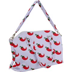 Small Peppers Canvas Crossbody Bag by ConteMonfrey