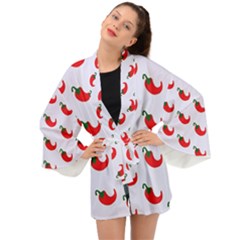 Small Peppers Long Sleeve Kimono by ConteMonfrey
