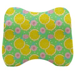 Green Lemons Velour Head Support Cushion by ConteMonfrey